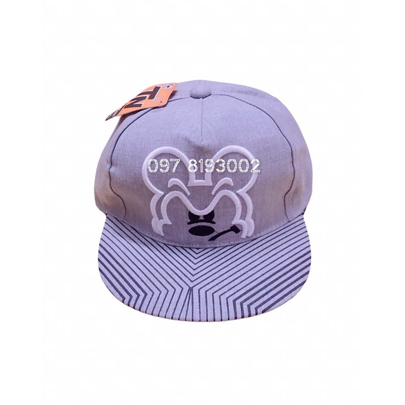 Nón kết snap bé trai (Xám)