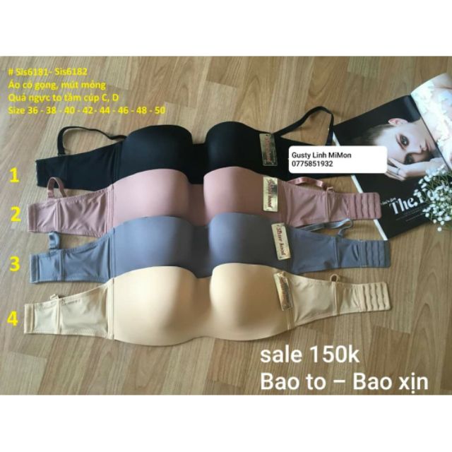Áo ngực bigsize cup Ngang - Quả siêu to - sale 150k - Hàng Thái Nhập