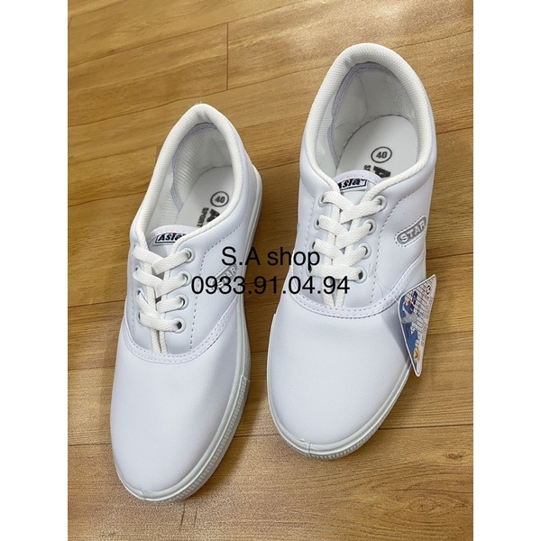 Giày thể dục si trắng cột Nam Asia