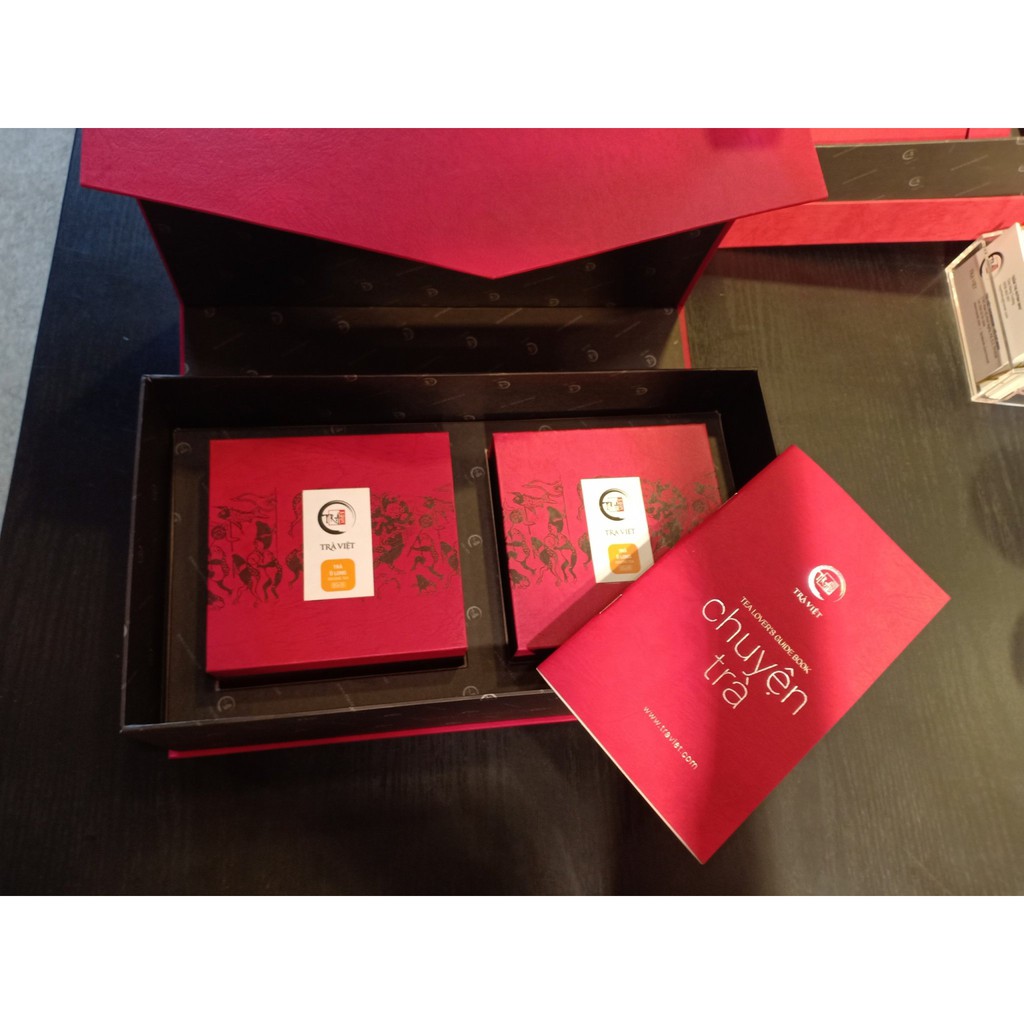 TRÀ VIỆT Hộp Quà Tết An Khang Giấy Gân Nổi Mỹ Thuật Cao Cấp | BigBuy360 - bigbuy360.vn