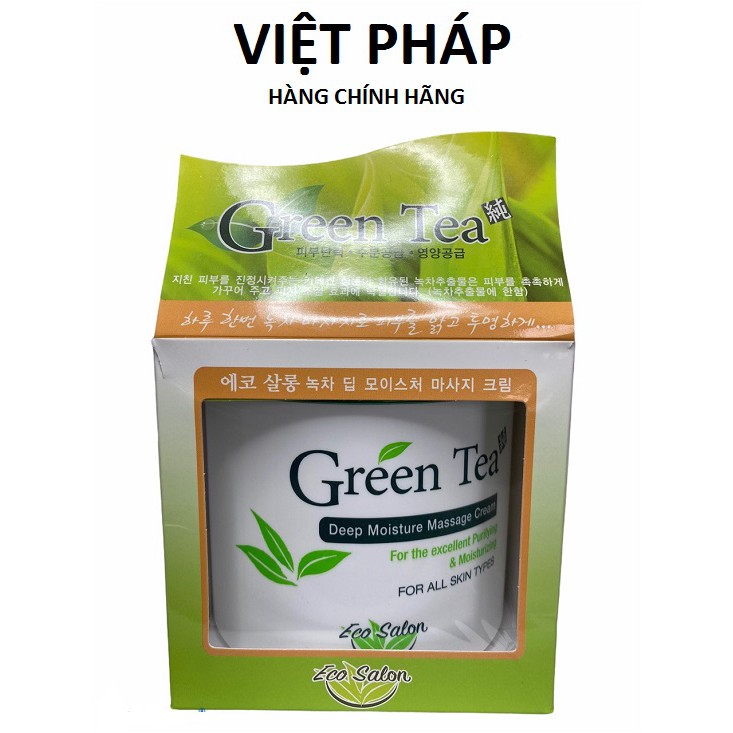 Kem massa trà xanh green tea chuẩn hàn
