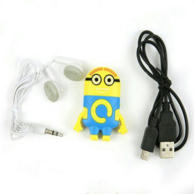 Bán Bán Máy Nghe Nhạc MP3 Minion ( Kèm Cáp + Tai Nghe ) Siêu rẻ