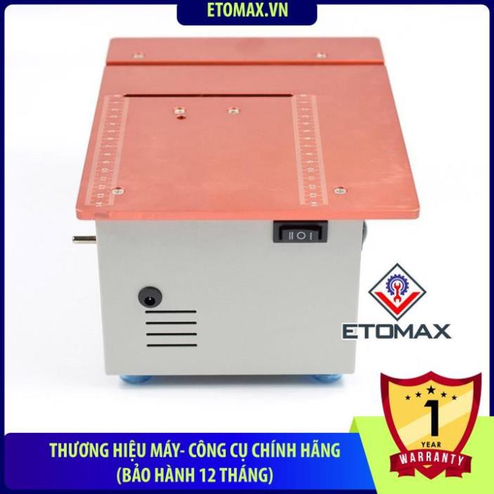 Máy cưa bàn mini đa năng 24V 2 trong 1, động cơ hai mô tơ 795 cực khỏe, cưa kết hợp khoan mài, khắc đánh bóng