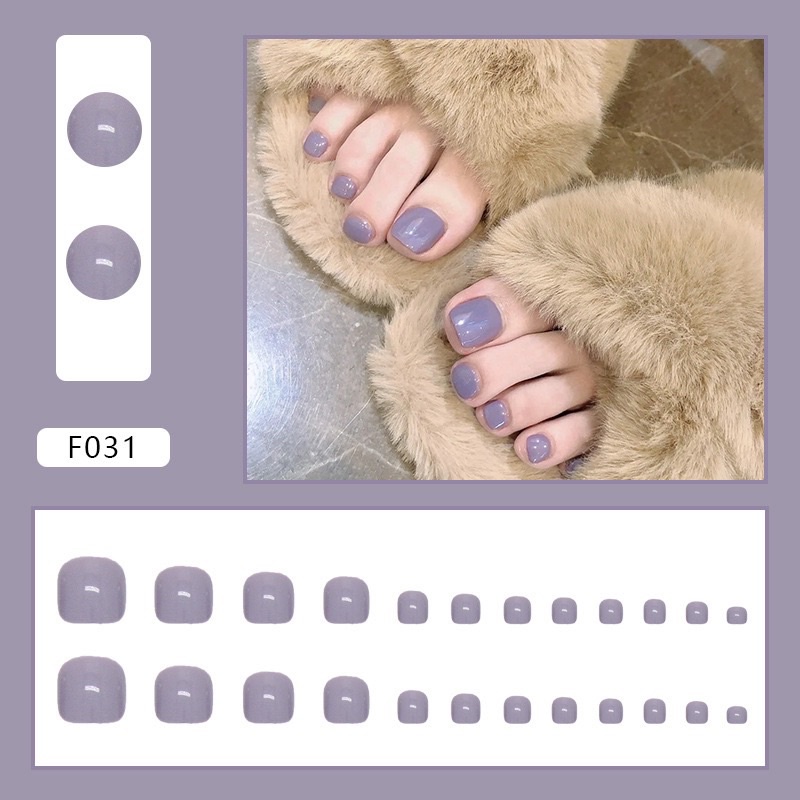 Móng chân giả D&P hộp 24 móng NAIL BOX