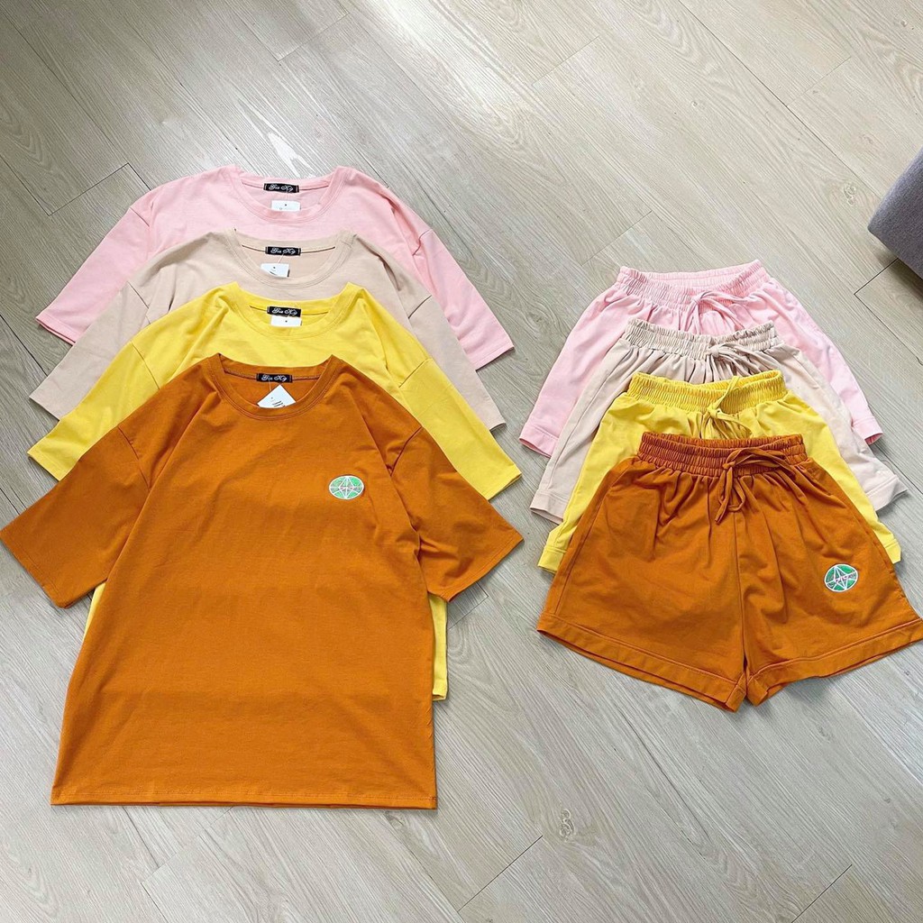 [Mã FAGREEN245 giảm 10% tối đa 30K đơn 99K] ST010_Set bộ short thun áo tay lỡ | BigBuy360 - bigbuy360.vn
