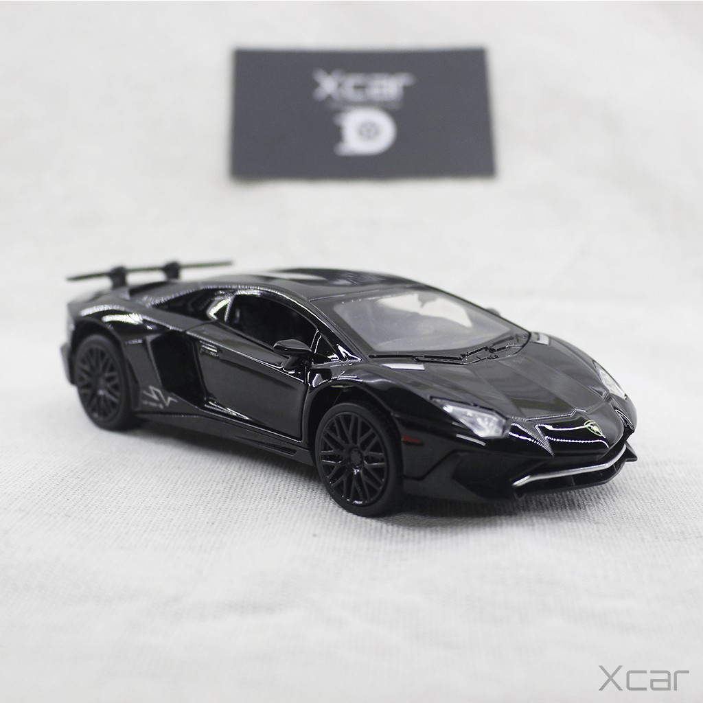 Xe Mô Hình Aventador LP750-4 SV bằng Hợp kim cao cấp, Tỉ lệ 1:32, quà tặng bé trai, trang trí bàn làm việc, taplo ô tô