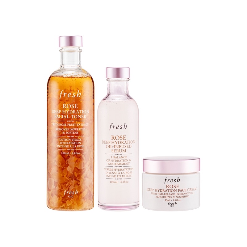 SET DƯỠNG ẨM TRẺ HOÁ CHỐNG NHĂN DA FRESH ROSE