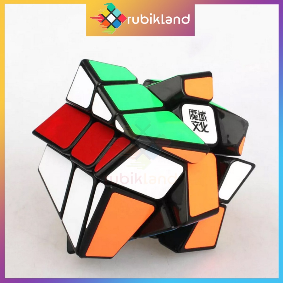 Rubik Biến Thể Moyu MeiLong MoYu Crazy Windmill Cube Rubic Viền Đen Đồ Chơi Trí Tuệ Trẻ Em