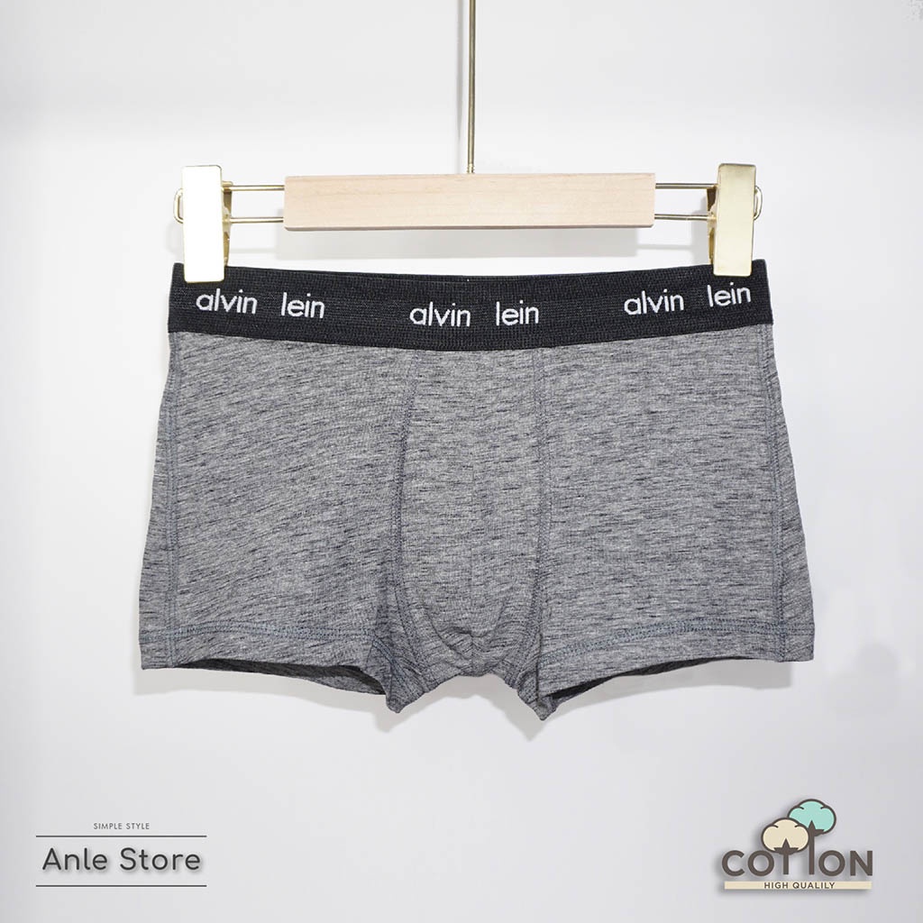 Quần lót nam BOXER Đùi hàng xuất USA Low Rise Trunk COTTON Elastane dãn 4 chiều - Quần sịp nam Kẻ Xược BXAEX