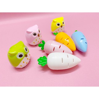 Dụng cụ gọt bút chì hình cú mèo, củ cải