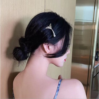 Kẹp tóc mini nữ cài tóc mái Black Pink
