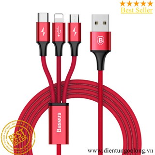 Cáp USB type-C ra Lightning Baseus Rapid Series