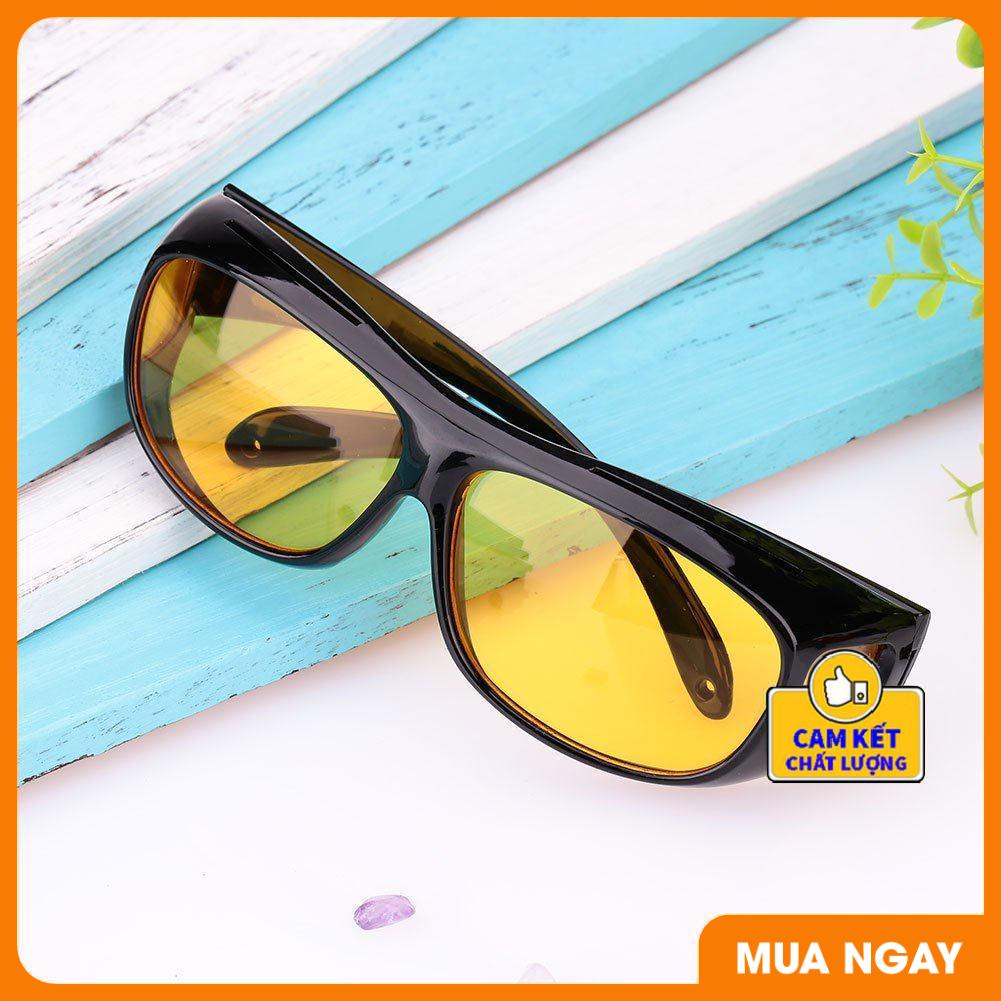 Kính đi đêm - kính nhìn xuyên đêm - kính thời trang - kính chống bụi từ ánh đèn xe đang đi lại trên đường ST