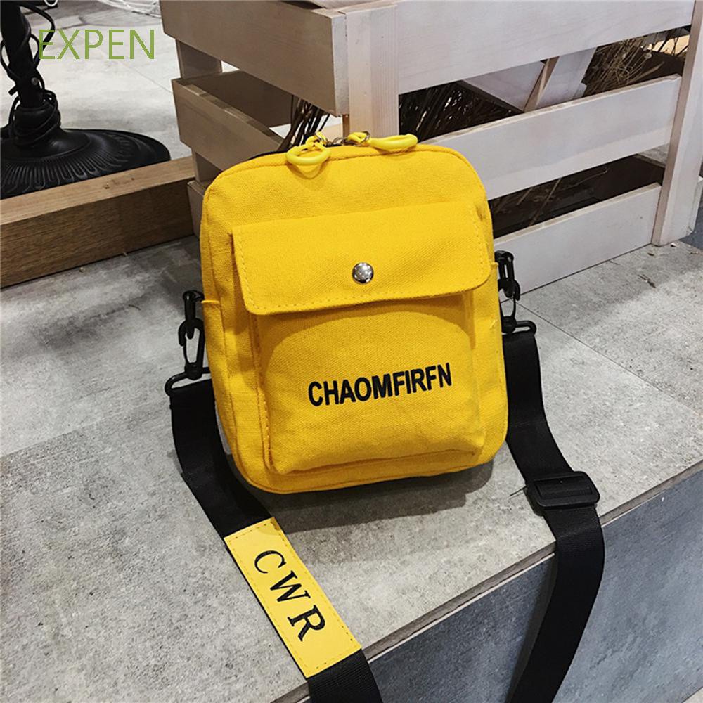 EXPEN Outdoor Single Shoulder Bag Fashion Messenger Bag Crossbody bag Women Satchel Purse Bucket Bag Tote Bag Canvas Korean Handbag/Multicolor