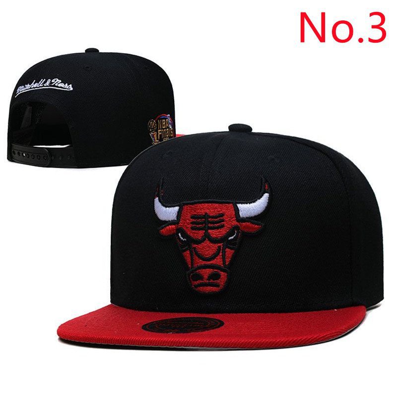 Nón lưỡi trai JKZ3 20 phong cách NBA Chicago Bulls hip ho