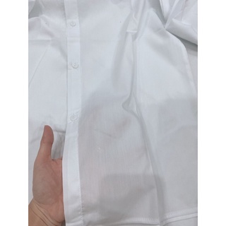 Áo sơ mi form rộng phối viền (chất đẹp)