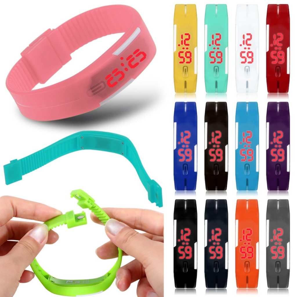 [FREE SHIP] Đồng hồ led mặt nhựa thời trang | BigBuy360 - bigbuy360.vn