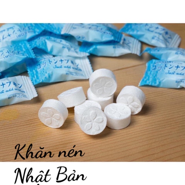 Khăn nén Nikkori Nhật Bản- dùng cho cả người lớn và trẻ em