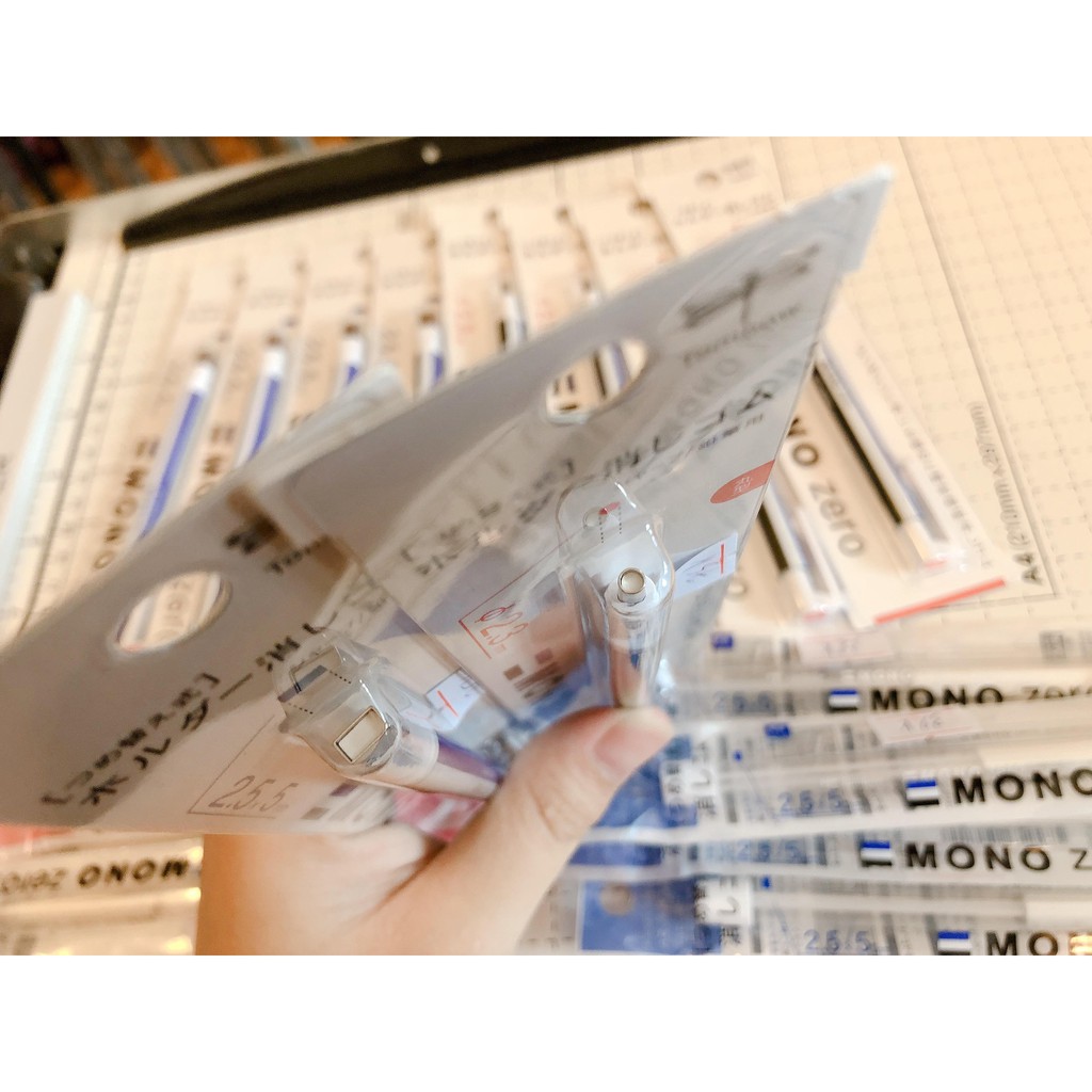 Bút Tẩy Bấm - Bút Gôm Mono Zero - TOMBOW Tẩy Đầu Nhỏ Cao Cấp Nhật Bản