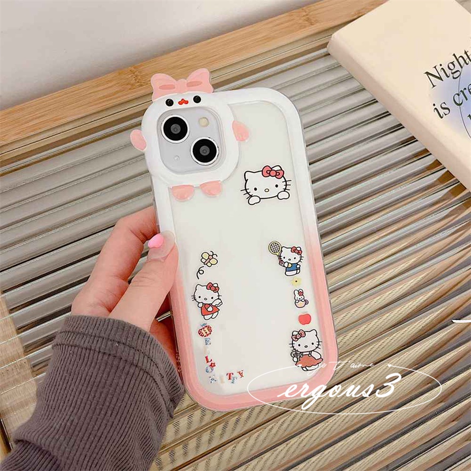 Ốp Điện Thoại Mềm Hình Hoạt Hình Kitty Và Doraemon Cho iPhone 14 13 12 11 Pro Max SE2020 X XR Xs Max 7 8 6 6s Plus