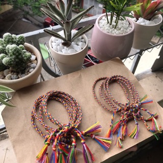 Vòng kumihimo rainbow