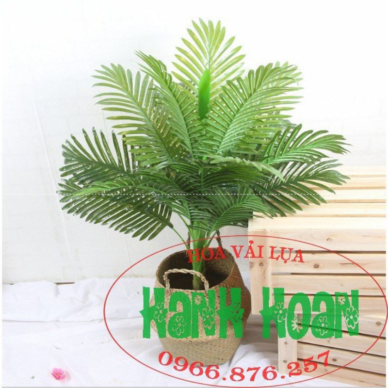 Cây dừa cao 1m trang trí - Cây giả