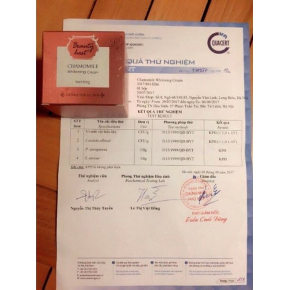 Kem tái tạo chamomile hồng sâm