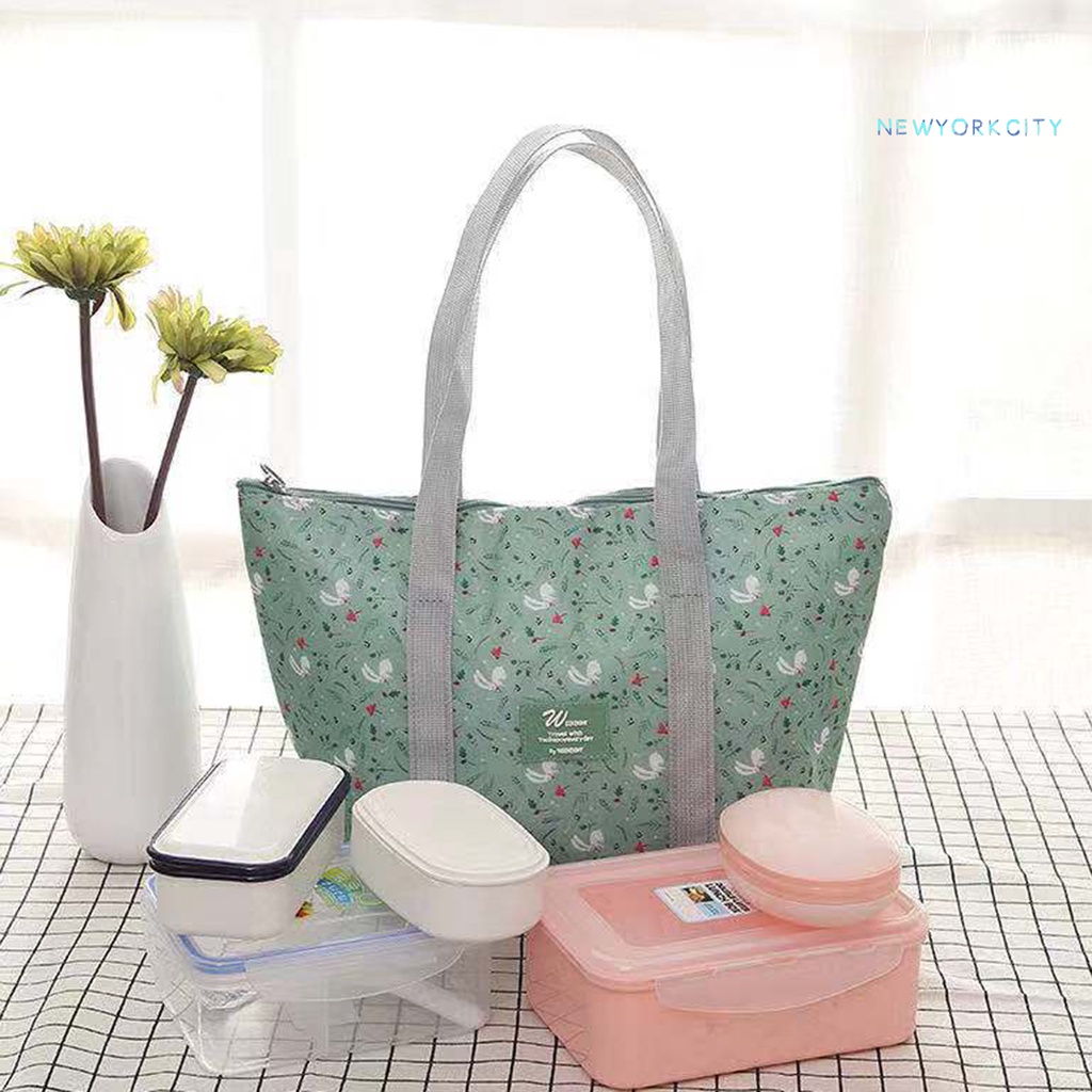 Túi Đựng Cơm Trưa NYC Cỡ Lớn Bằng Vải Chống Nước Cách Nhiệt