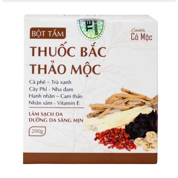 Bột Tắm Thảo Mộc Cenota Cỏ Mộc Làm Sạch Da, Dưỡng Da Sáng Mụn 200g