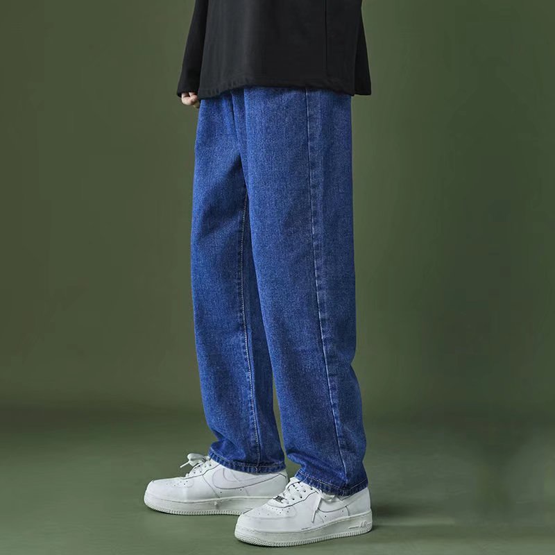 Quần Jeans Nam Ống Đứng Plus Size Thời Trang