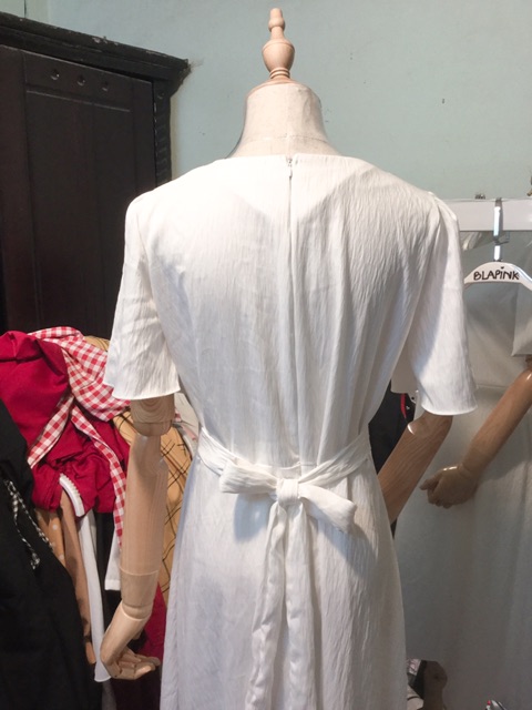 Đầm maxi full lót trắng tinh khôi chơi hè hết sẩy 🍍 Ảnh thật | BigBuy360 - bigbuy360.vn