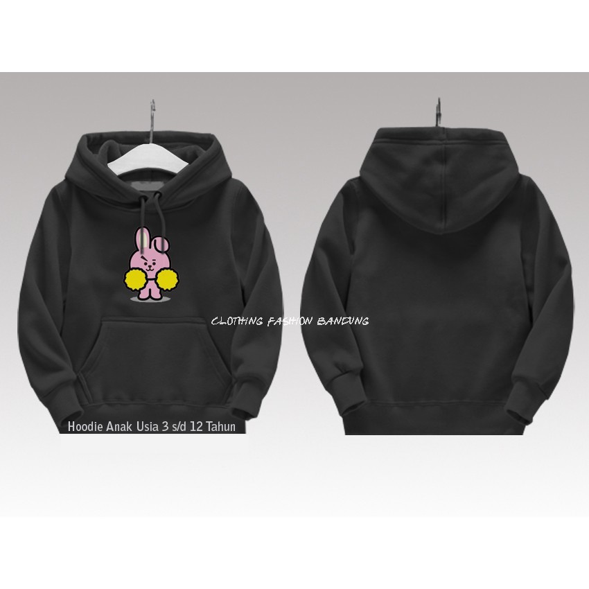 Áo Khoác Hoodie In Hình Bts Bt21 Cooky Jungkook