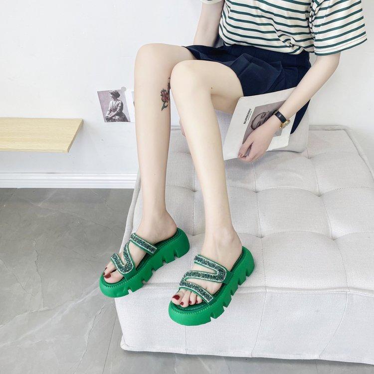 Dép Quai Ngang Đế Dày Thời Trang Mùa Hè Hàn Quốc