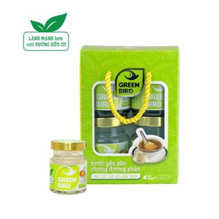 Lốc green bird - nước yến sào chưng đường phèn -