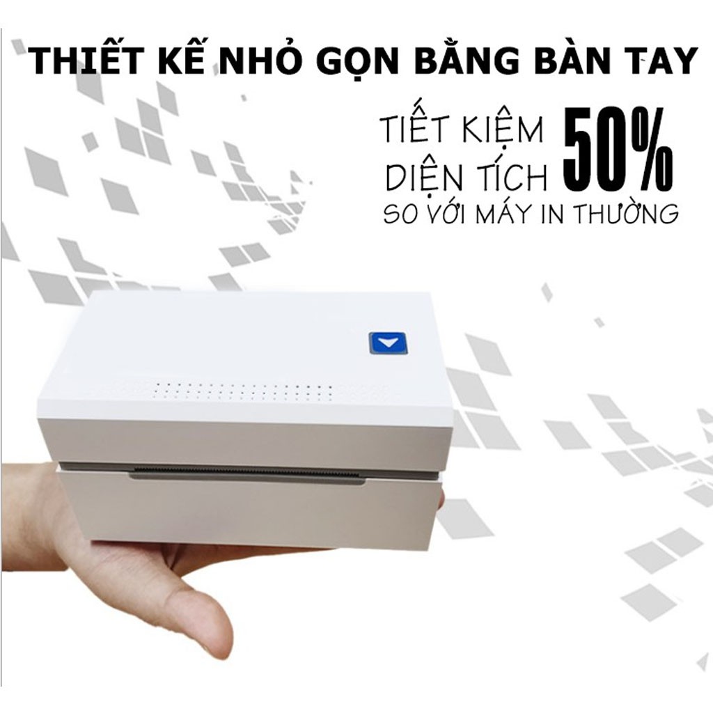 Máy in nhiệt in đơn hàng TMĐT, in mã vạch, in tem, Barcode, QR code, khổ từ A7 trở xuống