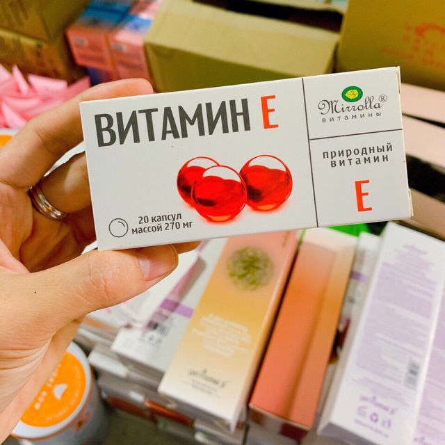 1 Hộp 2 vỉ vit e nga