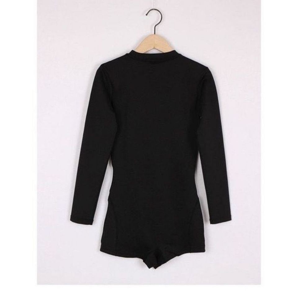 Bộ Đồ Bơi Một Mảnh Tay Dài Màu Đen Quyến Rũ Dành Cho Nữ | BigBuy360 - bigbuy360.vn