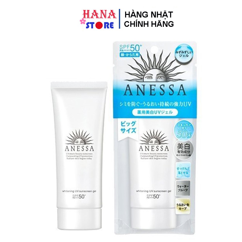 KEM CHỐNG NẮNG DƯỠNG TRẮNG DA Anessa Whitening UV Sunscreen Gel 90g