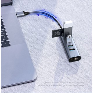 [Type-C ra 3USB +HDMI] HUB/Bộ chia cồng Baseus Enjoy Series