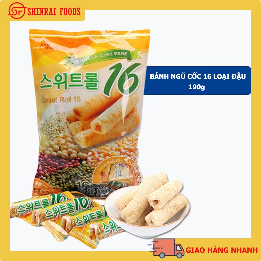 Bánh ngũ cốc 16 loại đậu Hàn Quốc