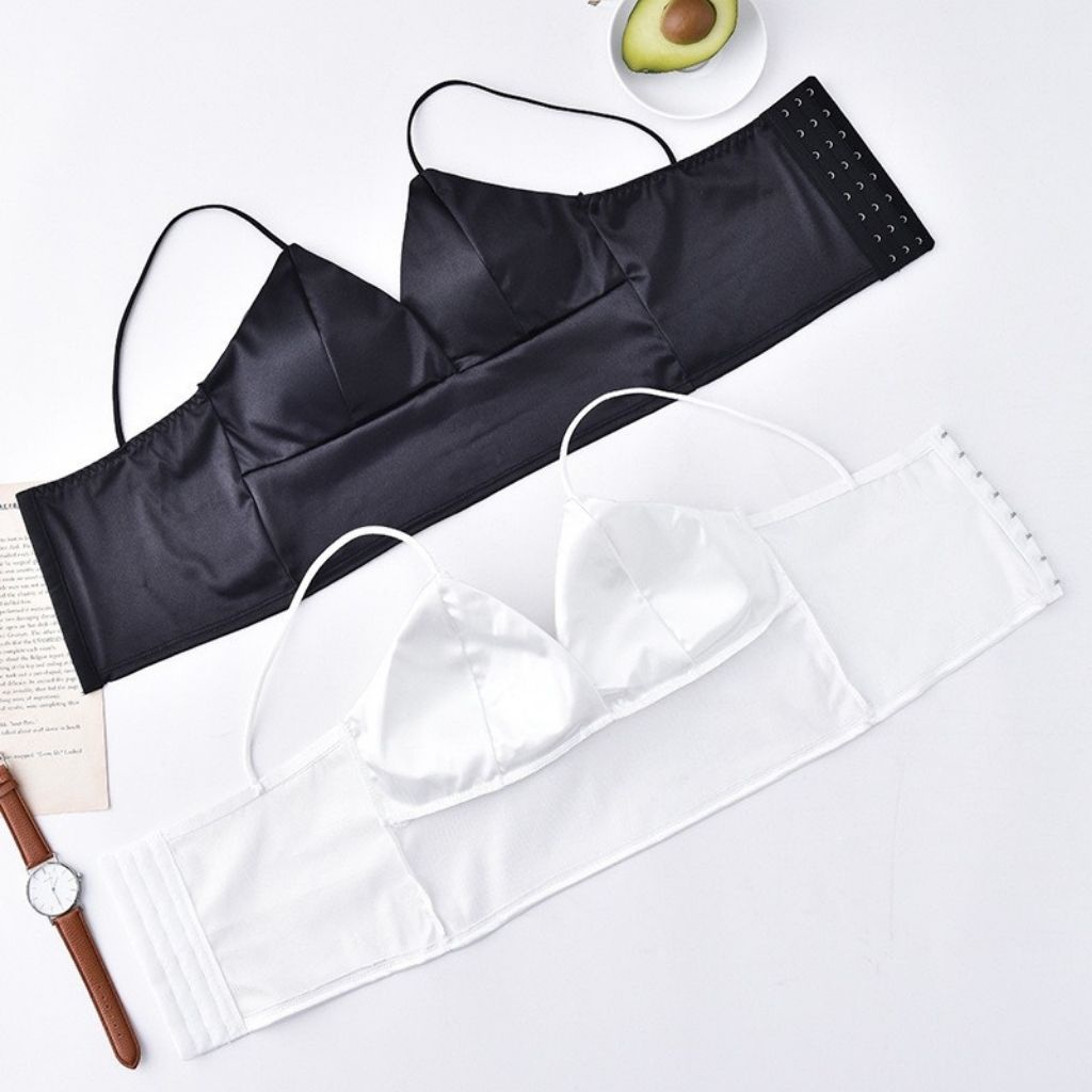 Áo bra nữ đẹp 2 dây satin phi bóng bảng to gợi cảm JOCOSI B264