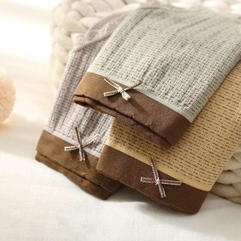 Quần lót nữ cotton ren viền kháng khuẩn khử mùi tôn dáng đính nơ gợi cảm quyến rũ LANIXA Q14