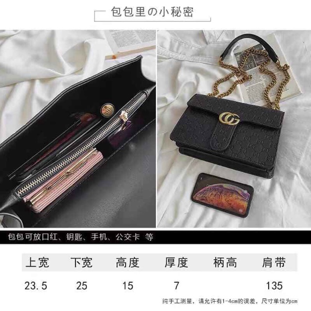 Túi Da Khuy G-U-C-C-I Hàng Quảng Châu Siêu Cấp | BigBuy360 - bigbuy360.vn