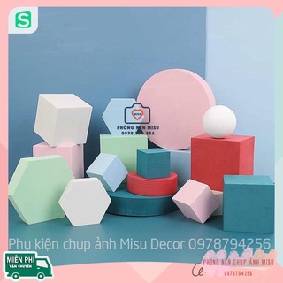 Khối chụp ảnh hình học chất liệu xốp hàng loại 1