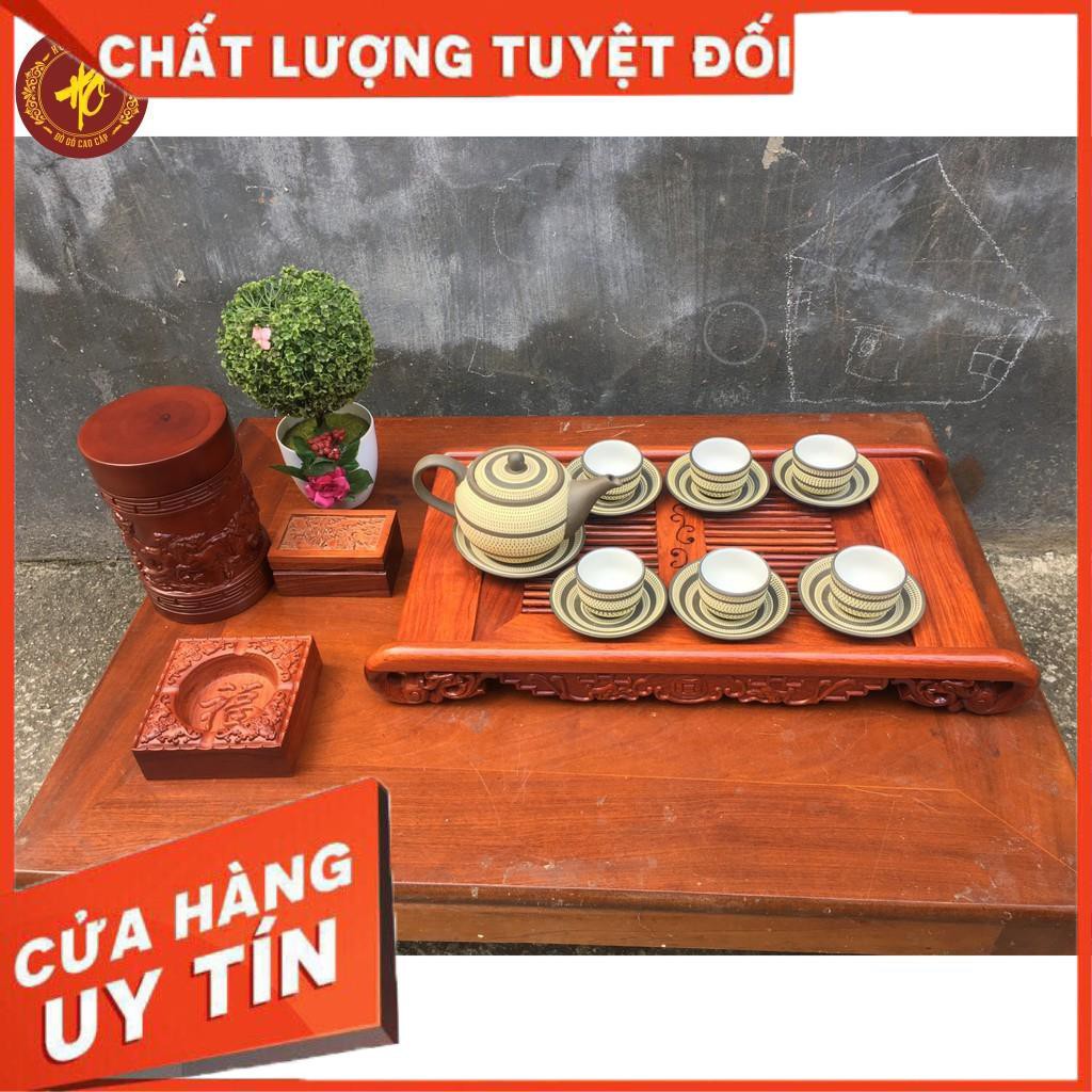 Bộ ấm chén Tử Sa khắc nổi - hàng xuất khẩu nhật bản