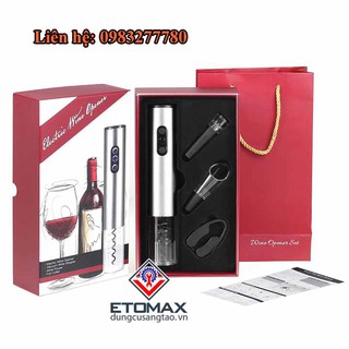 [Freeship] Dụng cụ mở rượu vang tự động 4 in 1 V3