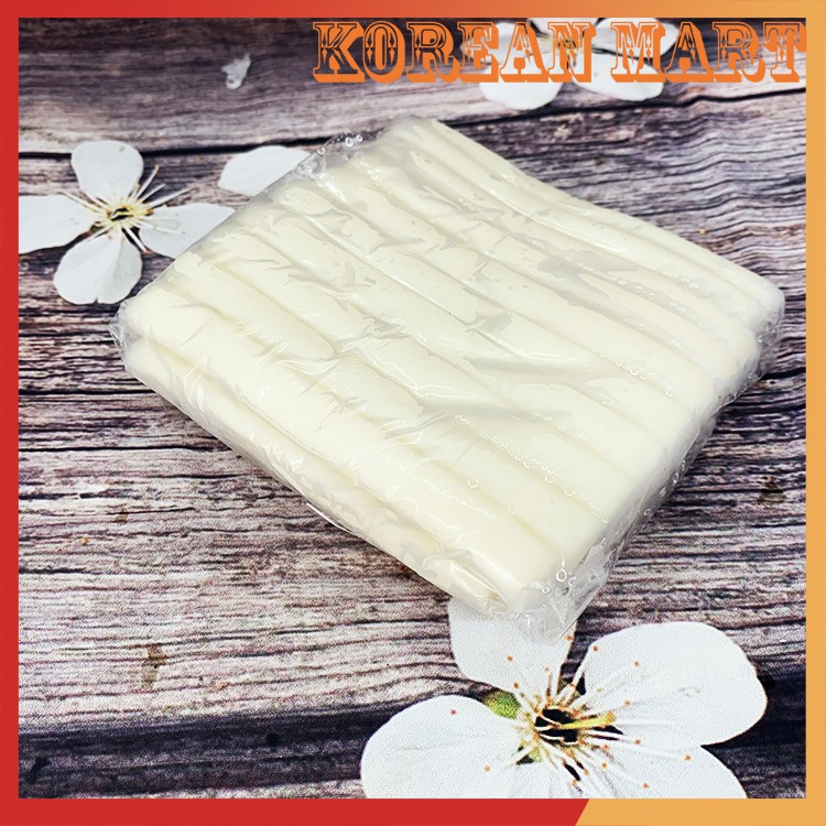 Bánh gạo hàn quốc tokbokki nguyên thanh gói 500g