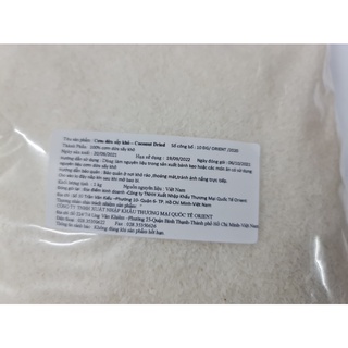 [GÓI 1 Kg] CƠM DỪA SẤY KHÔ [VN] ORIENT Coconut Dried (ort-hk)