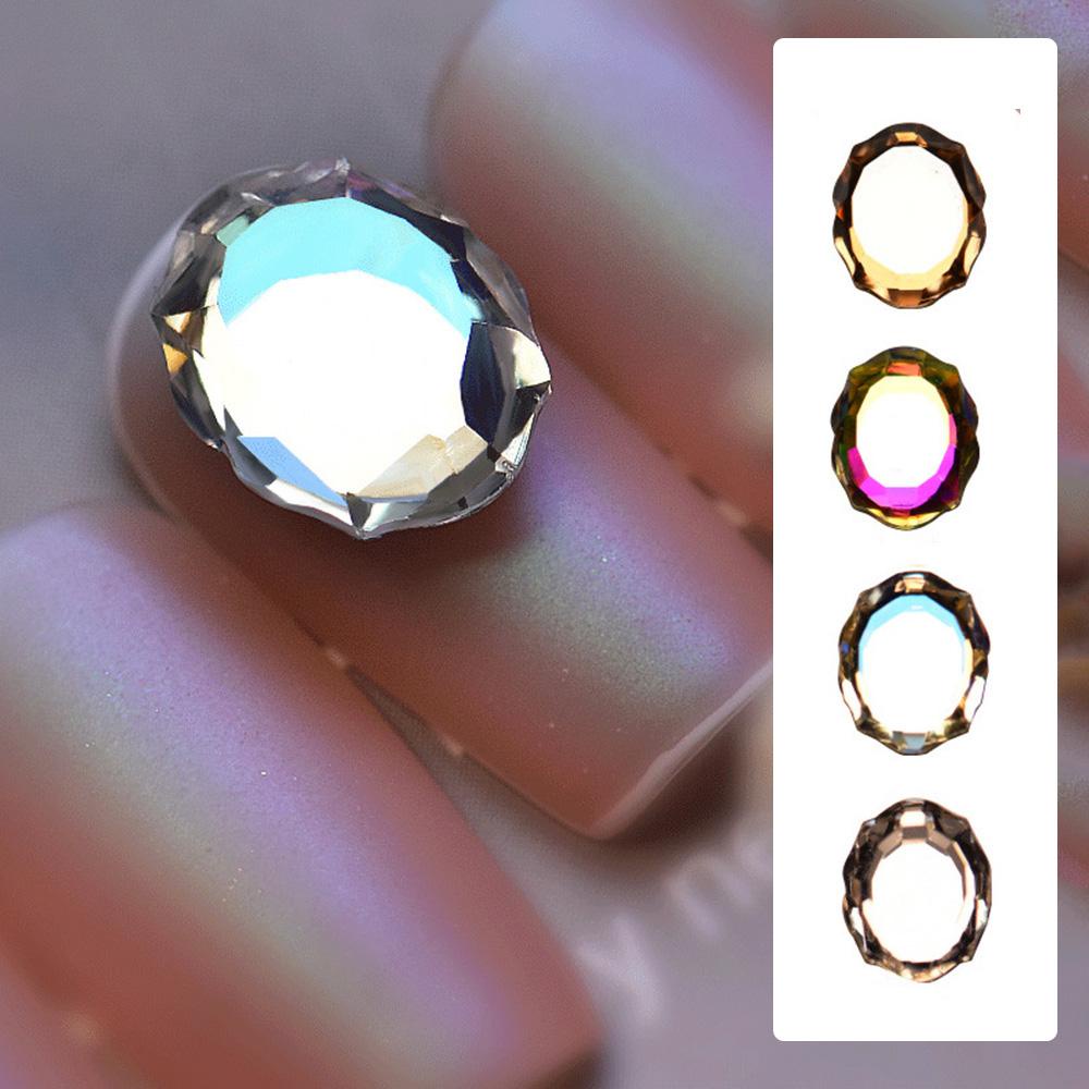 Đá Oval Kính Đính Móng Tay Nghệ Thuật