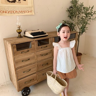(8-20kg) Đồ bộ bé gái Bộ quần áo Set đồ bé bé gái ren hoa kèm quần ngắn TB210